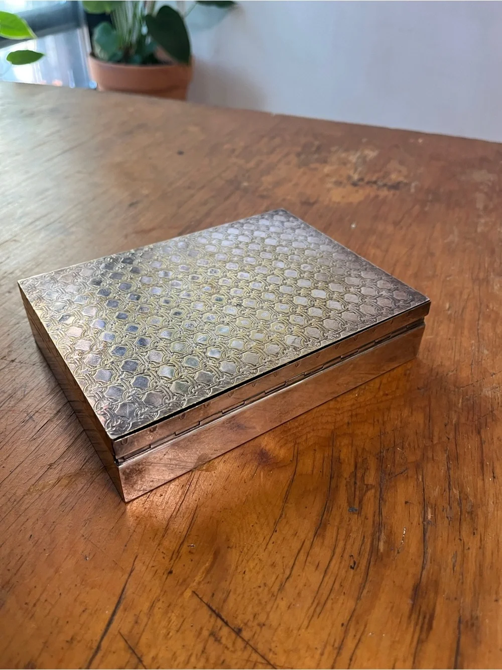 Hermes Paris Silver Box made in France -Rare Art Deco Luxury - Needs repair
